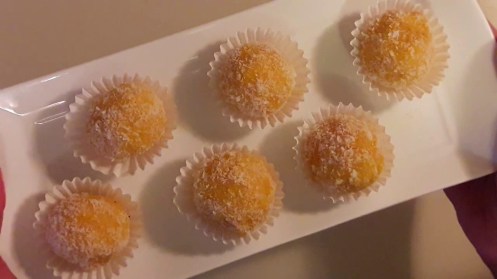 Multi Flavored Coconut Laddu 23