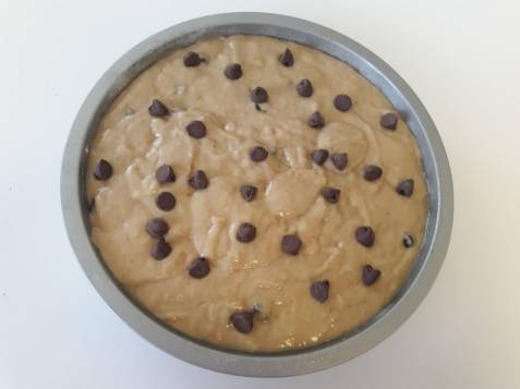 Eggless Chocolate Chip Banana Cake 14