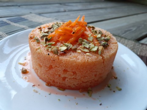 Orange Cardamom Semolina Cake 13